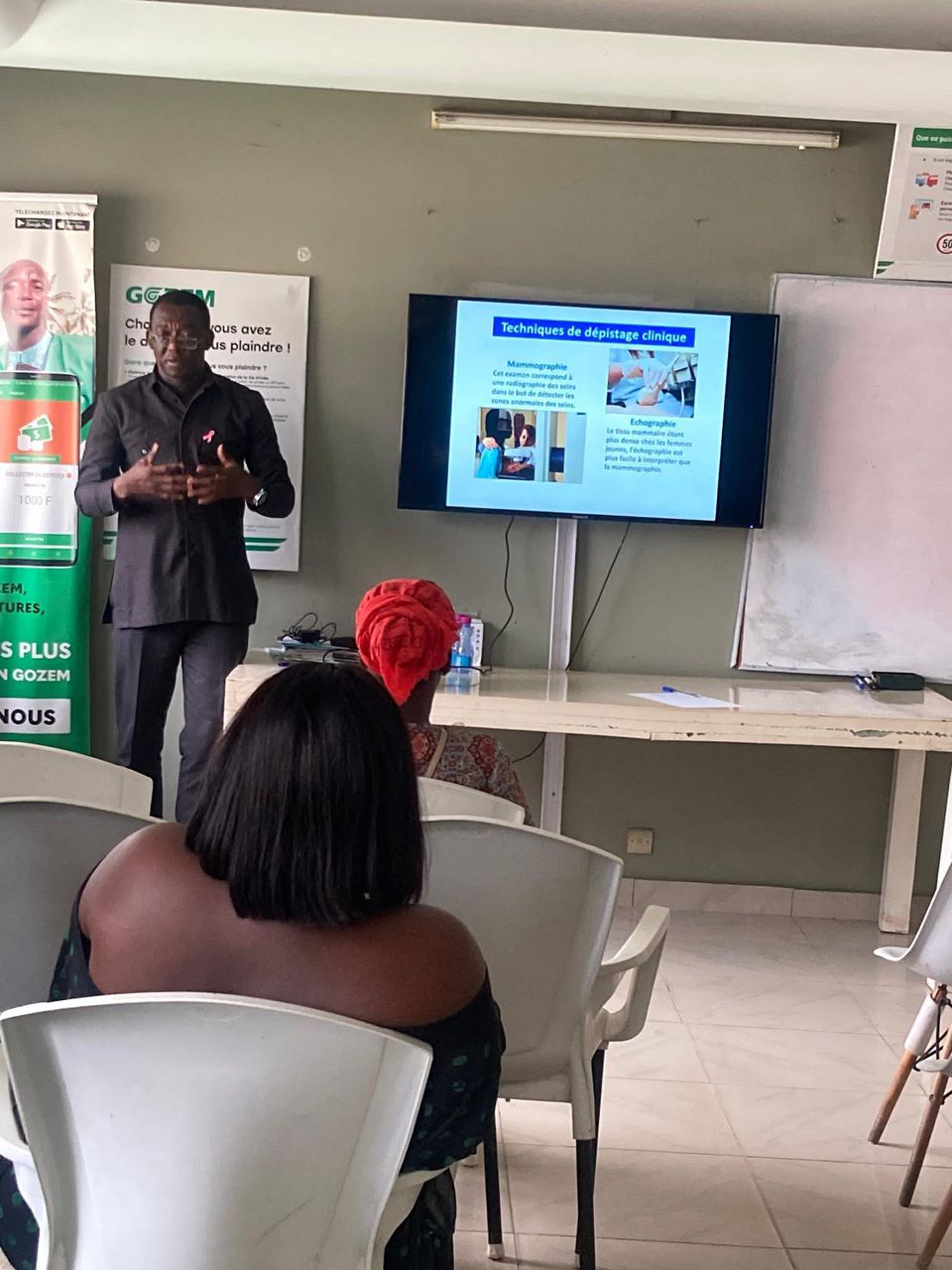 cancers féminins, notamment du cancer du sein et du  col de l’utérus